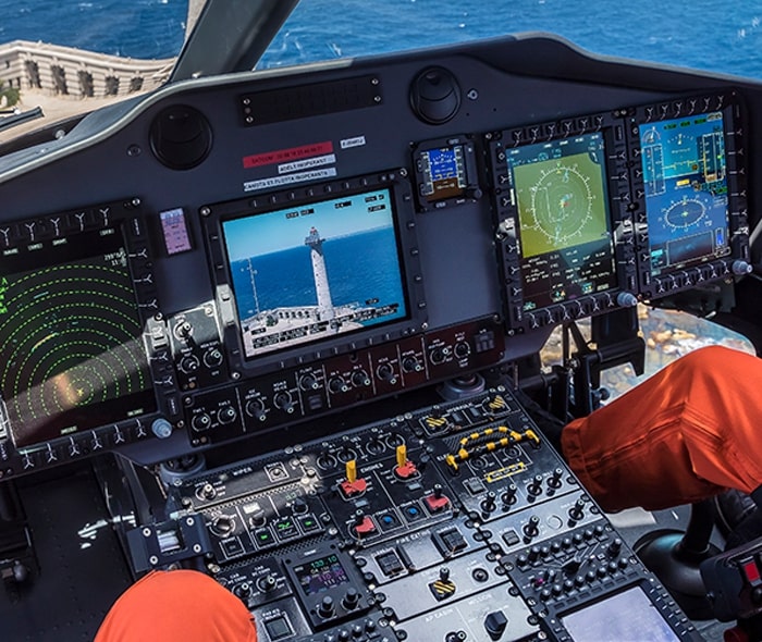 control and display helico