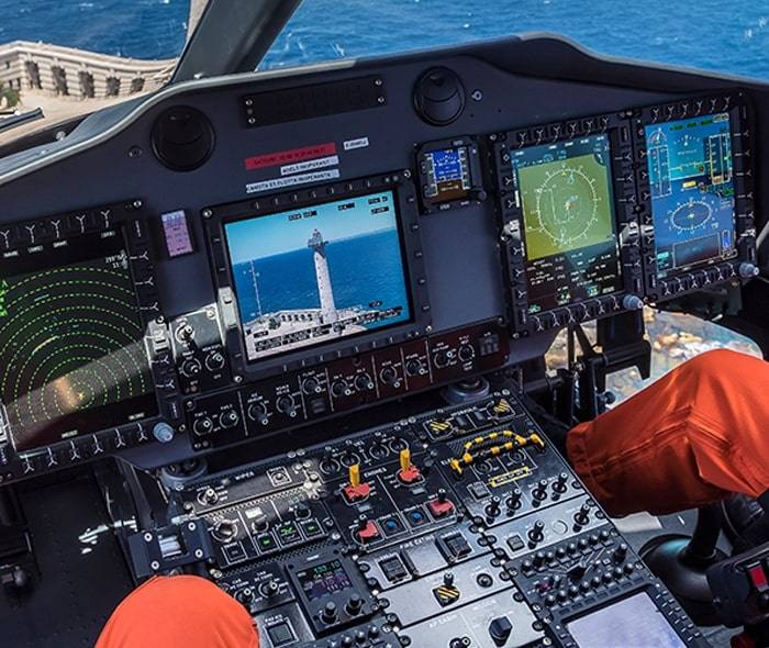 hutchinson control and display rotary wing